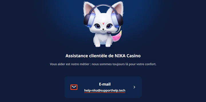 Chat, e-mail, centre d'aide